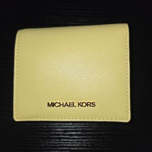 Michael Kors Brown leather bi fold wallet